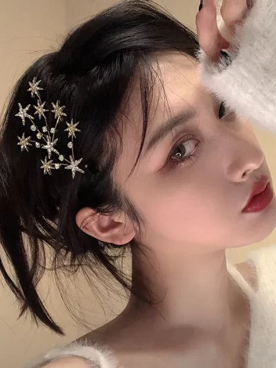 Elegant Star-Spray Hair Ornament 