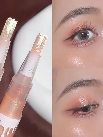Glitter Liquid Eyeshadow Pen – Sparkling Elegance in Pink & Silver