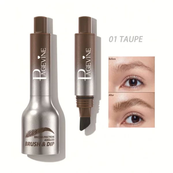 Brow-Fection Angled Brush & Dip – 4 Versatile Shades - Image 10