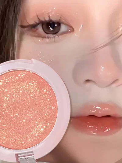 Fine Shimmering Blush Powder – 4 Glowing Colors