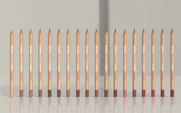 FaceSecret 6-Piece Nude Lip Liner Set - Image 5