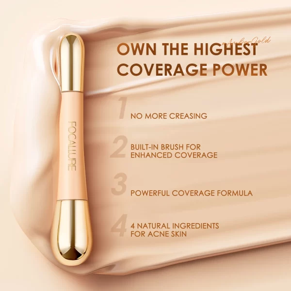FOCALLURE Soft Matte Flawless Concealer - Long-lasting Full Coverage  Available in 7 colors - Image 3