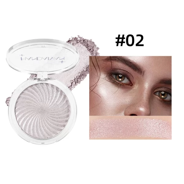 6-Color Brightening Highlighter Palette – Pearlescent Glow - Image 5