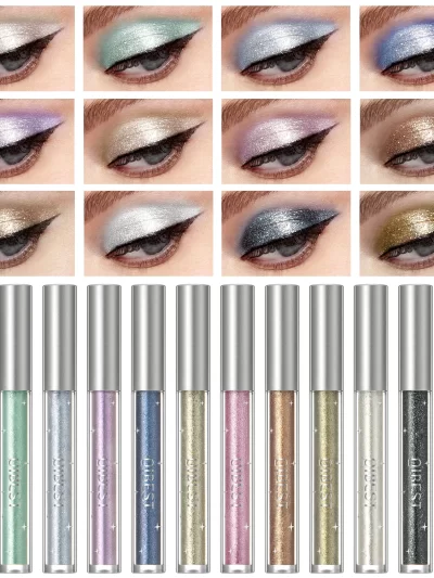 QIBEST Liquid Eyeshadow - Pearlescent Glitter in 19 Colors