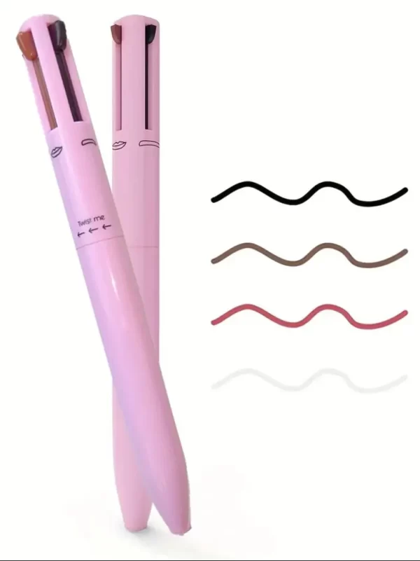 4-in-1 Cosmetic Pen – Automatic Rotating Makeup Tool - Image 6
