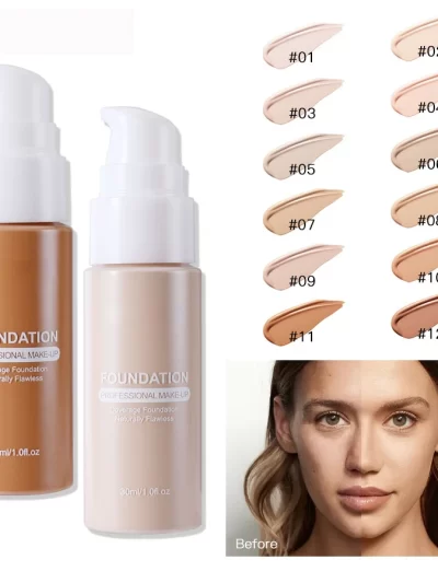 Professional Waterproof Long-Wear Liquid Foundation