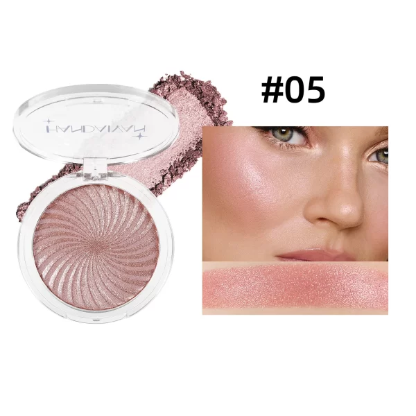 6-Color Brightening Highlighter Palette – Pearlescent Glow - Image 6