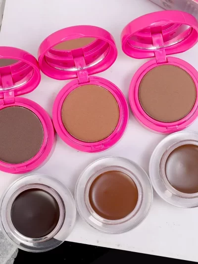 2-in-1 Eyeliner & Eyebrow Powder Set