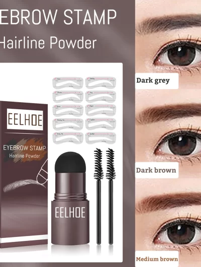 EELHOE 13-in-1 Eyebrow/Hairline Powder Set with 10 Stencils in 2 Shades
COMPARE WITH ANOTHER ON-LINE RETAILER AT $29!!