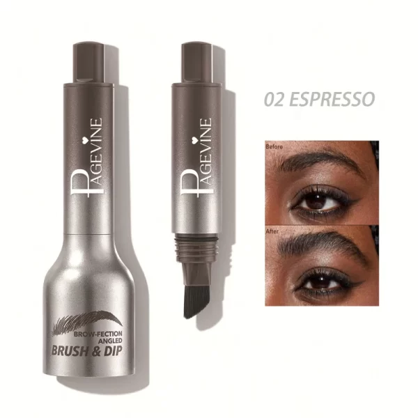 Brow-Fection Angled Brush & Dip – 4 Versatile Shades - Image 9