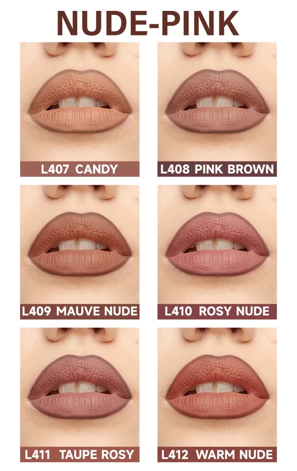 FaceSecret 6-Piece Nude Lip Liner Set - Image 8