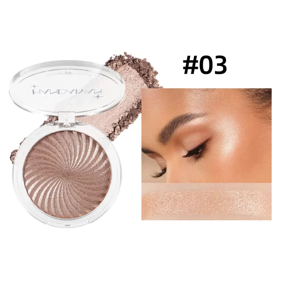 6-Color Brightening Highlighter Palette – Pearlescent Glow - Image 4