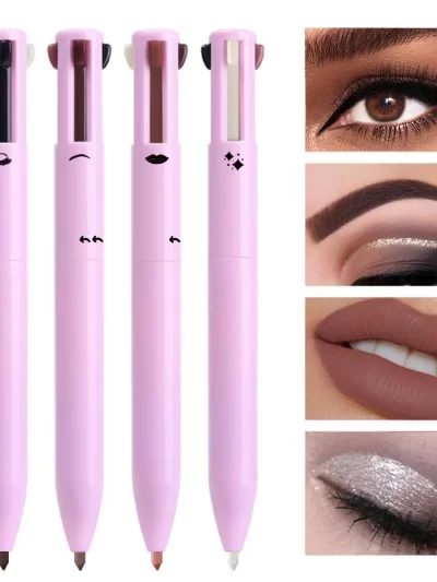 4-in-1 Cosmetic Pen – Automatic Rotating Makeup Tool
