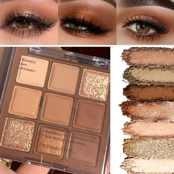 MY FAVORITE EYESHADOW 9-Color Eyeshadow Palette In 11 Color Combinations from Korean Beauty  COMPARE WITH OTHER ONLINE RETAILERS FOR $45.38 - Image 9