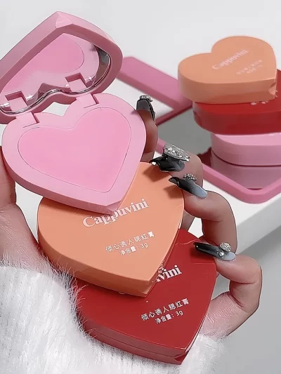 CAPPUVINI Love Air Cushion Cream Blush with Mirror