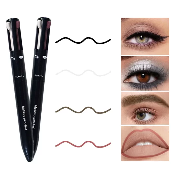 4-in-1 Cosmetic Pen – Automatic Rotating Makeup Tool - Image 7
