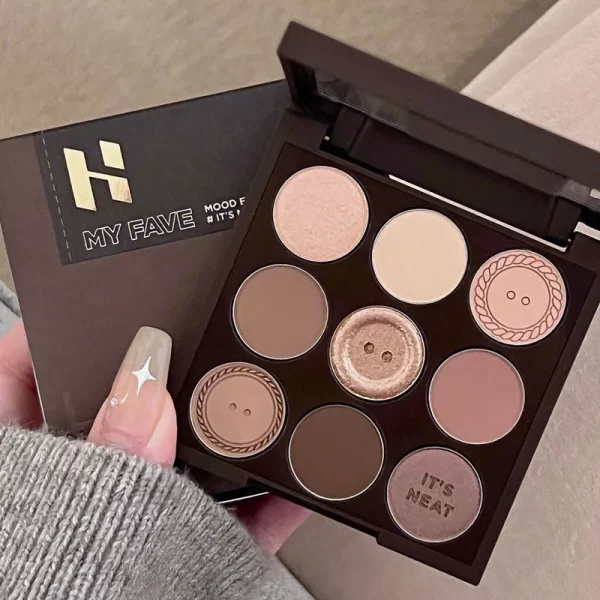 MY FAVORITE EYESHADOW 9-Color Eyeshadow Palette In 11 Color Combinations from Korean Beauty  COMPARE WITH OTHER ONLINE RETAILERS FOR $45.38 - Image 11