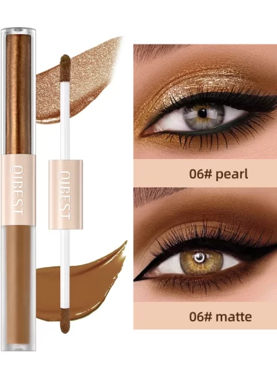 QIBEST Liquid Dual-End Matte & Glitter Fusion Eyeshadow in 6 colors
