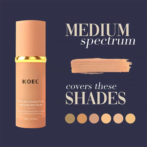 KOEC 4-in-1 Color Changing Foundation for Medium Skin Tones - Image 7