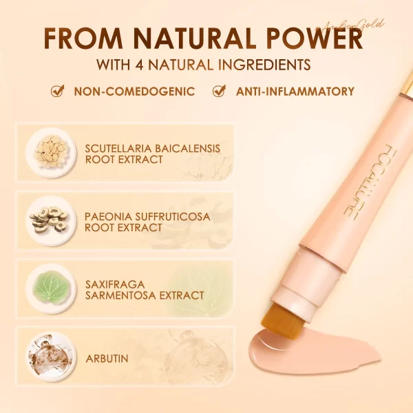FOCALLURE Soft Matte Flawless Concealer - Long-lasting Full Coverage  Available in 7 colors - Image 2