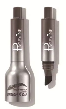 Brow-Fection Angled Brush & Dip – 4 Versatile Shades