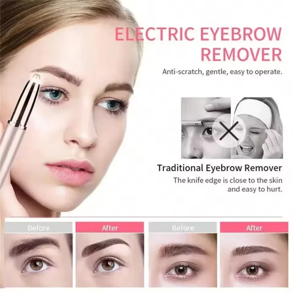 Portable Electric Eyebrow Trimmer Pen - Image 6