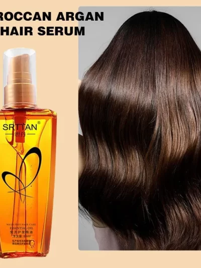 Moroccan Argan Oil Hair Serum Lightweight Hair Oil Mist For Split Ends, Frizzy Hair And Fly aways, Hair Oil Repair
