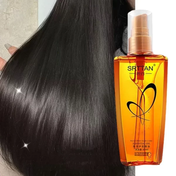 Moroccan Argan Oil Hair Serum Lightweight Hair Oil Mist For Split Ends, Frizzy Hair And Fly aways, Hair Oil Repair - Image 3